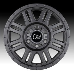 Black Rhino Yellowstone Matte Gunmetal Custom Truck Wheels 3